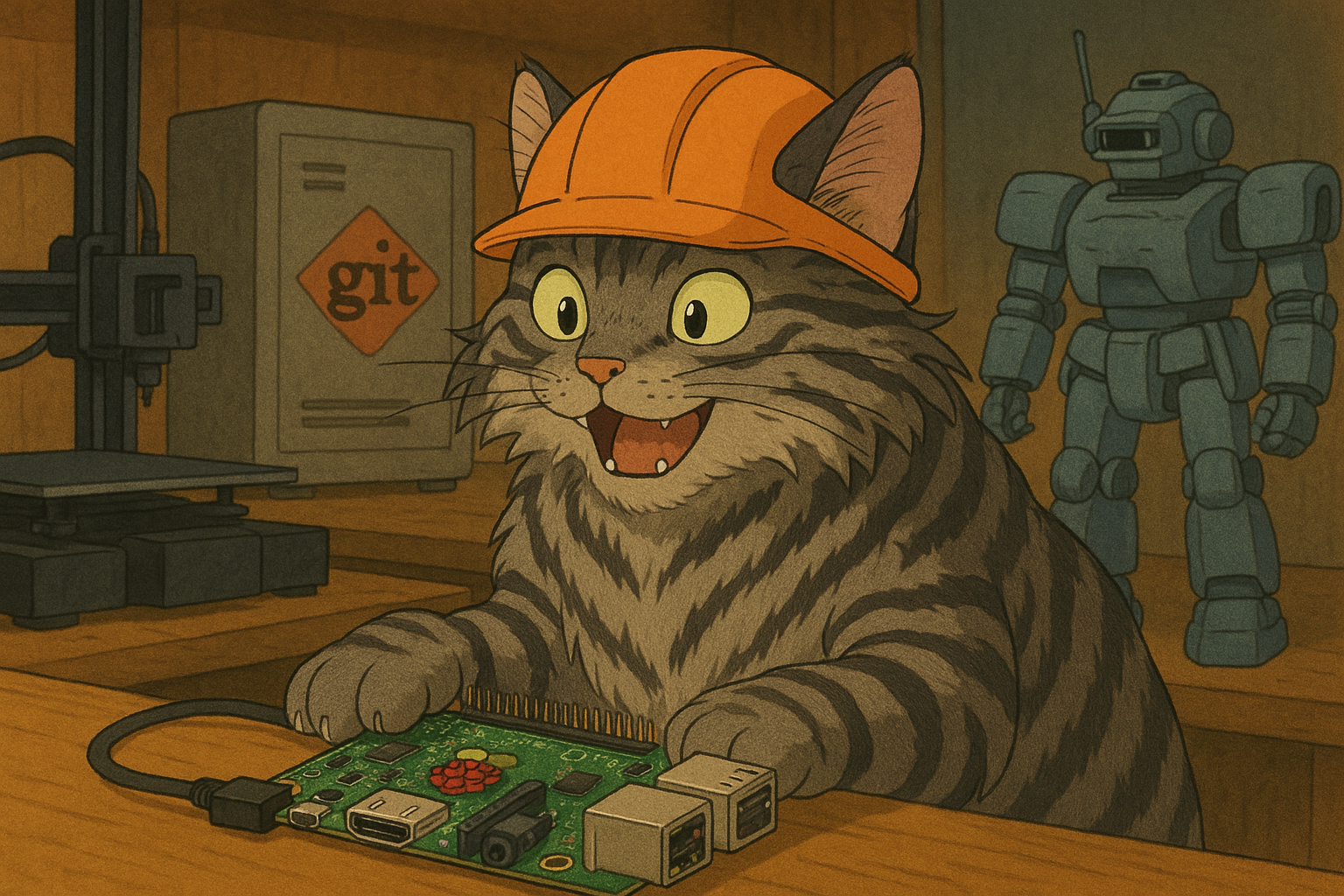 Work in Progress Mecha Cat